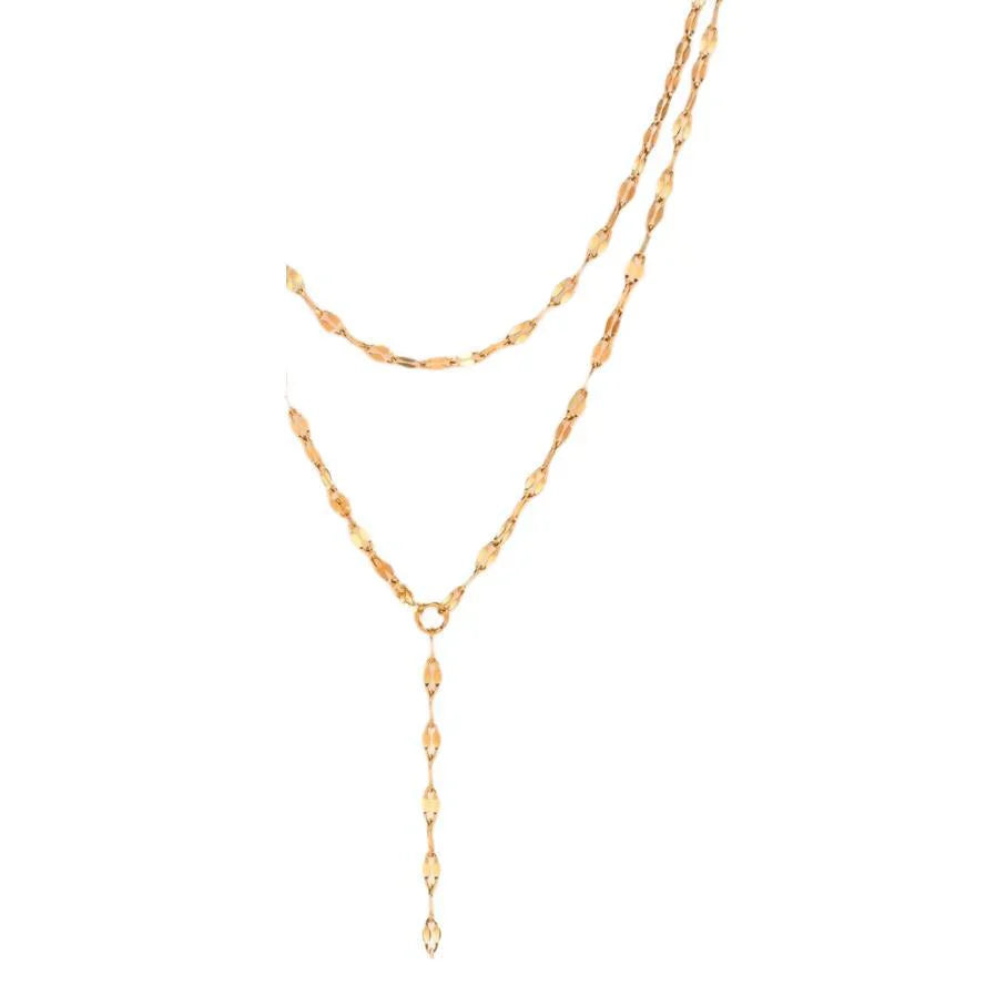 Simple Lasso Y-shaped Pendant Necklace